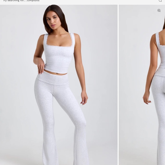 Jules ribbed modal flared pants - Picture 10 of 12